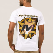 Canvas Jersey T-Shirt voor man van MYETV - 15 jaar (Achterkant)