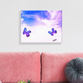 Canvas: Kalm binnen het Storm Canvas Afdruk (Insitu (Woonkamer))