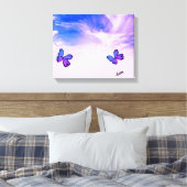 Canvas: Kalm binnen het Storm Canvas Afdruk (Insitu (Slaapkamer))