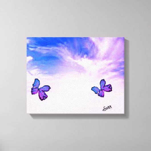Canvas: Kalm binnen het Storm Canvas Afdruk (Voorkant)