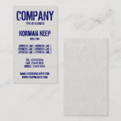 Canvas Kijk Visitekaartje (Voorkant / Achterkant)