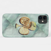 Canvas klaver met monogram Case-Mate iPhone case (Achterkant (horizontaal))