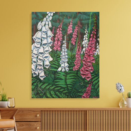 Canvas klein Canvas met landschapsschilderingen (Insitu (Woonkamer))