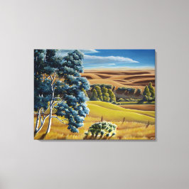 Canvas klein Canvas met landschapsschilderingen