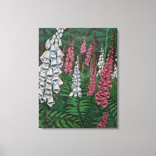 Canvas klein Canvas met landschapsschilderingen Afdruk (Voorkant)