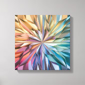 Canvas kleuren kunst afdruk (Voorkant)