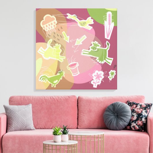 canvas koeien buiten (Insitu (Woonkamer))