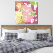canvas koeien buiten afdruk (Insitu (Slaapkamer))