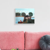 CANVAS: Koppel op een Cabin_ Canvas Afdruk (Insitu (Woonkamer))