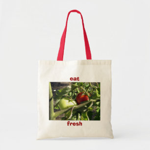 Canvas Kruidenier Canvas tas - Tomaten, rood en gr