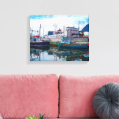canvas kunst - Boats (Insitu (Woonkamer))