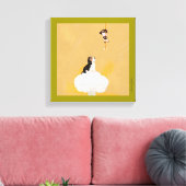 Canvas kunst door Cristina Ghelfi (Insitu (Woonkamer))