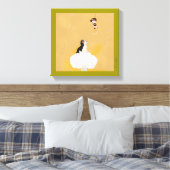 Canvas kunst door Cristina Ghelfi (Insitu (Slaapkamer))