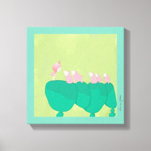 Canvas kunst door Cristina Ghelfi (Voorkant)