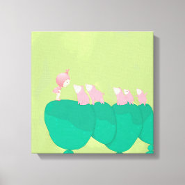 Canvas kunst door Cristina Ghelfi