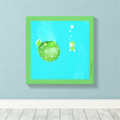 Canvas kunst door Cristina Ghelfi (Insitu (Houten vloer))