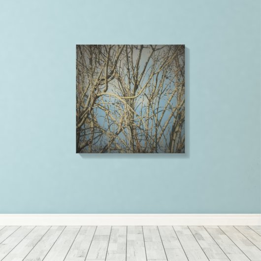 CANVAS KUNST EN DESIGN MUUR (Insitu (Houten vloer))