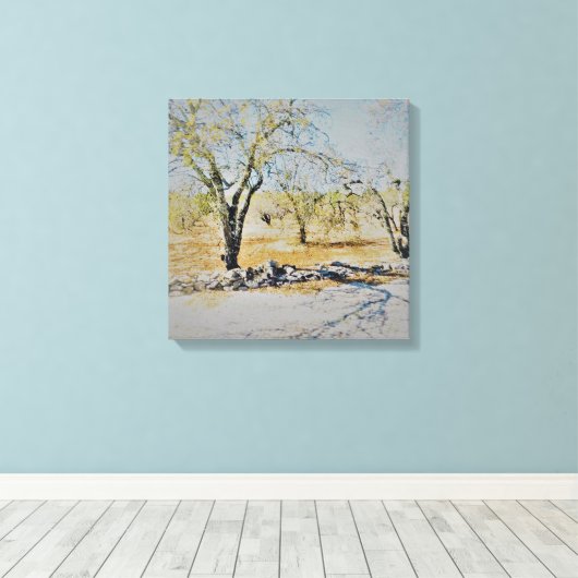 CANVAS KUNST EN DESIGN MUUR (Insitu (Houten vloer))