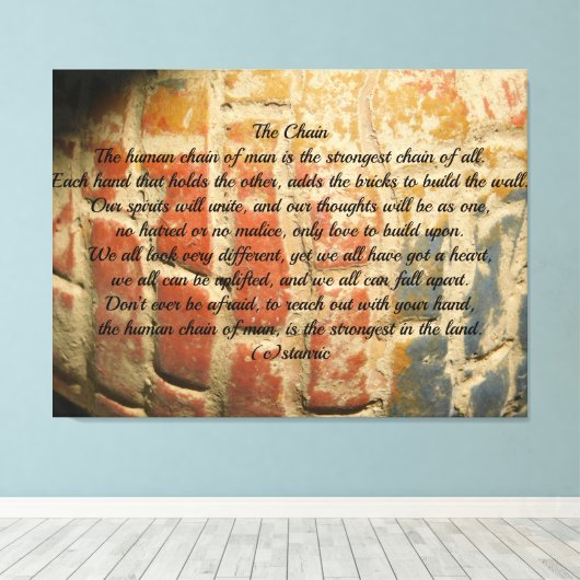 CANVAS KUNST EN DESIGN STIJL (Insitu (Houten vloer))