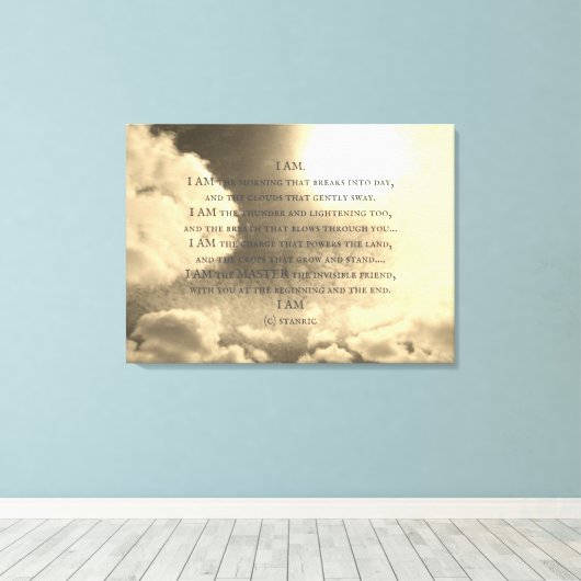 CANVAS KUNST EN DESIGN STIJL (Insitu (Houten vloer))