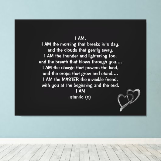 CANVAS KUNST EN DESIGN STIJL (Insitu (Houten vloer))