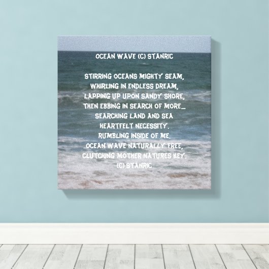 CANVAS KUNST EN DESIGN STIJL (Insitu (Houten vloer))