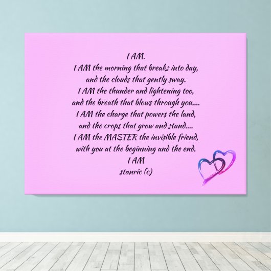 CANVAS KUNST EN DESIGN STIJL (Insitu (Houten vloer))