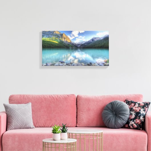 Canvas Kunst met levendige natuur afbeeldingen (Insitu (Woonkamer))