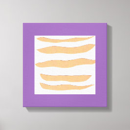 Canvas Kunst met tijgerstrepen