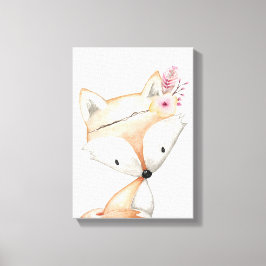 Canvas kunst - Prinses Fox kwekerij