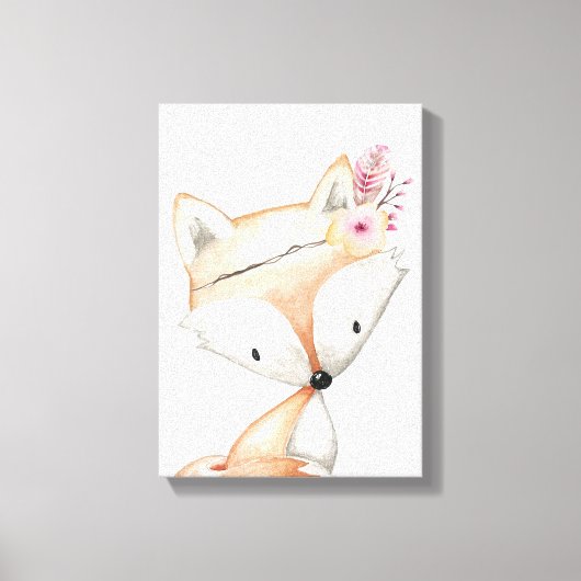 Canvas kunst - Prinses Fox kwekerij (Voorkant)