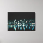 Canvas Kunst-Stad Nightscape (Voorkant)