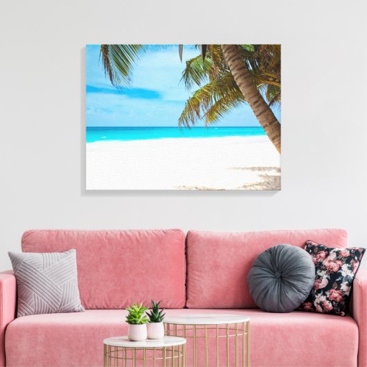 Canvas Kunst-Tropisch Paradijs (Insitu (Woonkamer))