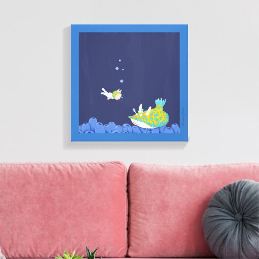 canvas kunst van Cristina Ghelfi (Insitu (Woonkamer))