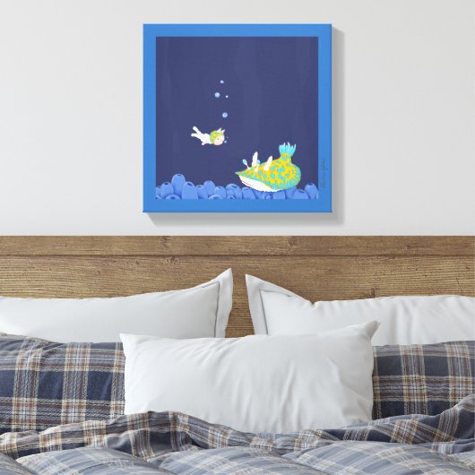 canvas kunst van Cristina Ghelfi (Insitu (Slaapkamer))