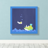 canvas kunst van Cristina Ghelfi (Insitu (Houten vloer))