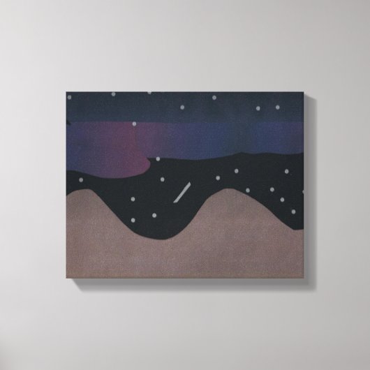 Canvas Kunst van de nachtelijke hemel (Voorkant)