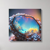 Canvas Kunst (Vuur Opal-5) (Voorkant)