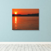 canvas kunst - Zonneopgang (Insitu (Houten vloer))