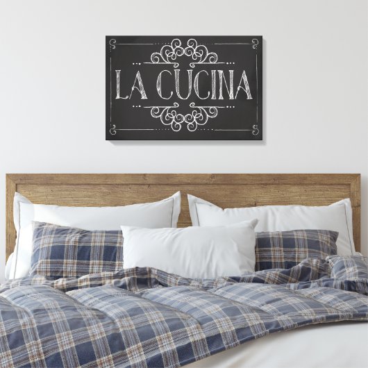 Canvas "La Cucina" (Insitu (Slaapkamer))