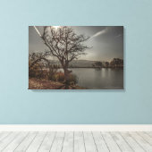 Canvas Lake 4 Afdruk (Insitu (Houten vloer))