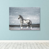 Canvas Lake Guardian Afdruk (Insitu (Houten vloer))