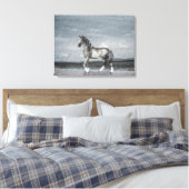 Canvas Lake Guardian Afdruk (Insitu (Slaapkamer))