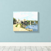 CANVAS: Lake Harriet Parkway, Mpls, MN_ Canvas Afdruk (Insitu (Houten vloer))