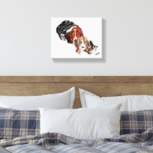 Canvas: Lazy Day Canvas Afdruk (Insitu (Slaapkamer))