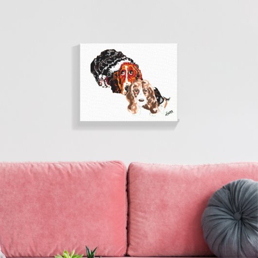 Canvas: Lazy Day Canvas Afdruk (Insitu (Woonkamer))