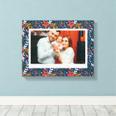 Canvas Lijst Canvas, marinesedagen kerstfeestdag (Insitu (Houten vloer))