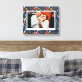 Canvas Lijst Canvas, marinesedagen kerstfeestdag Afdruk (Insitu (Slaapkamer))