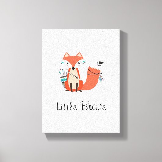 Canvas - Little Brave Afdruk (Voorkant)