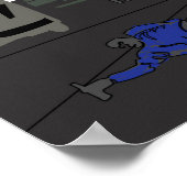 Canvas Londen Alternatieve Scène Poster (Hoek)